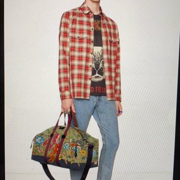 Gucci floral snake duffle bag NWT 100% authentic - Picture 13 of 13